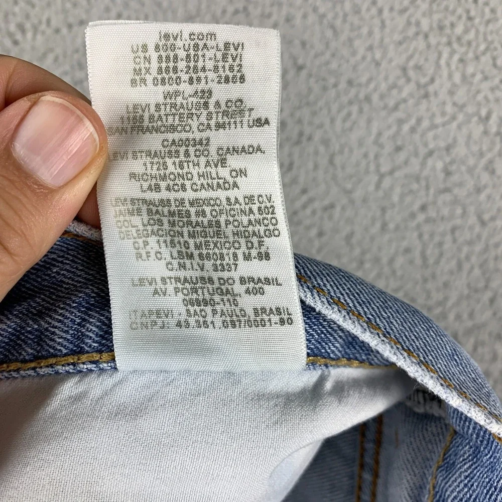 Vintage Levis Jeans Mens 38x30 (Fits 36x29) Blue‎ 550 Relaxed Fit Loose Tapered
